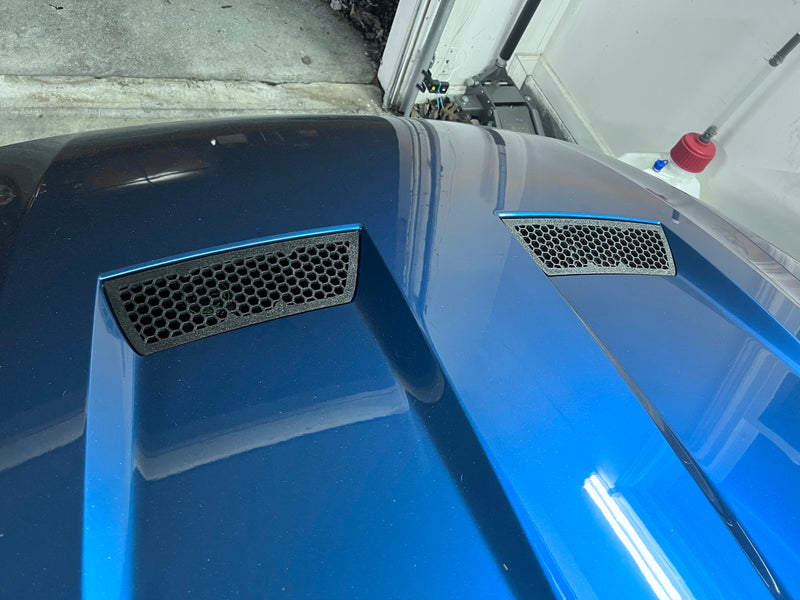 2003-2004 SVT "Terminator" Cobra Hood Vents (Honeycomb Pattern)