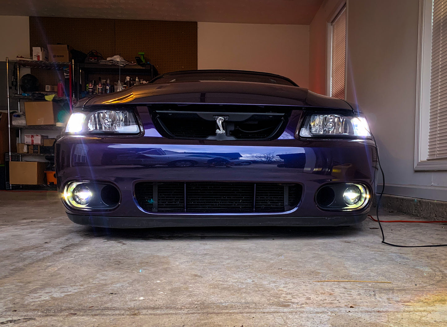 2003-2004 SVT "Terminator" Cobra Fog Light Brackets V2 ( Morimoto Fog lights or 15-17 Mustang fog lights)