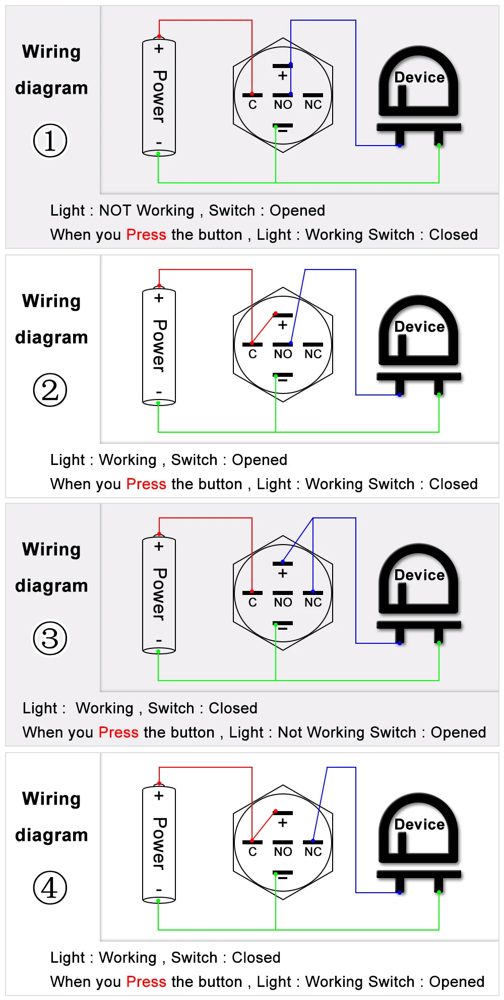 Coin Holder Delete Switch Mount (single w/SWITCH incl.)