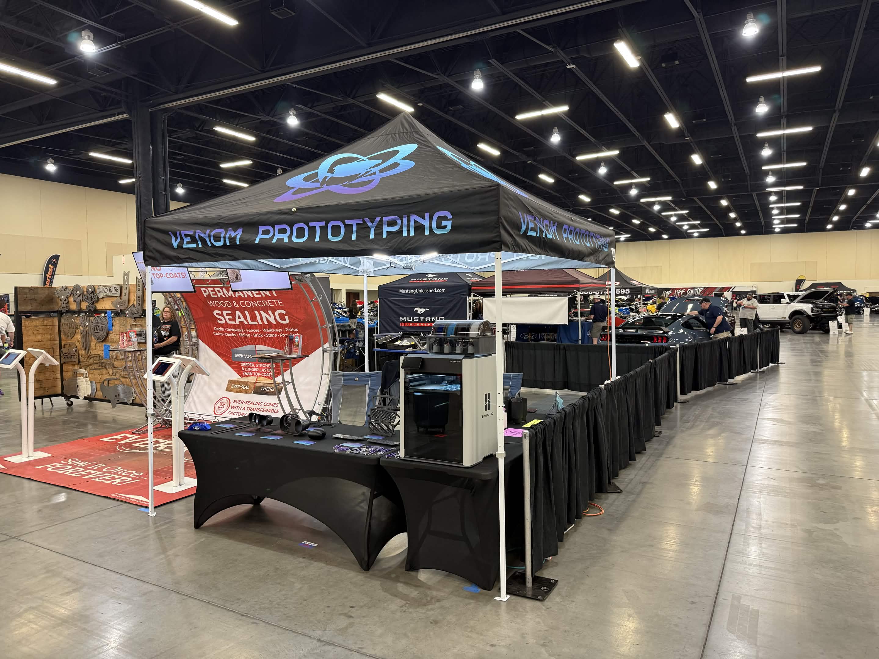 Venom Prototyping at a car show